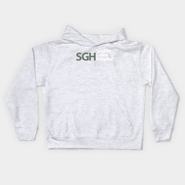 Seattle Grace Hospital Kids Hoodie by jordan5L